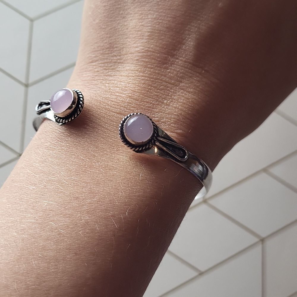 Vintage Rose Quartz Bracelet